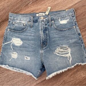 NWT MADEWELL THE PERFECT JEAN SHORT